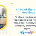 All Road Signs and Meanings