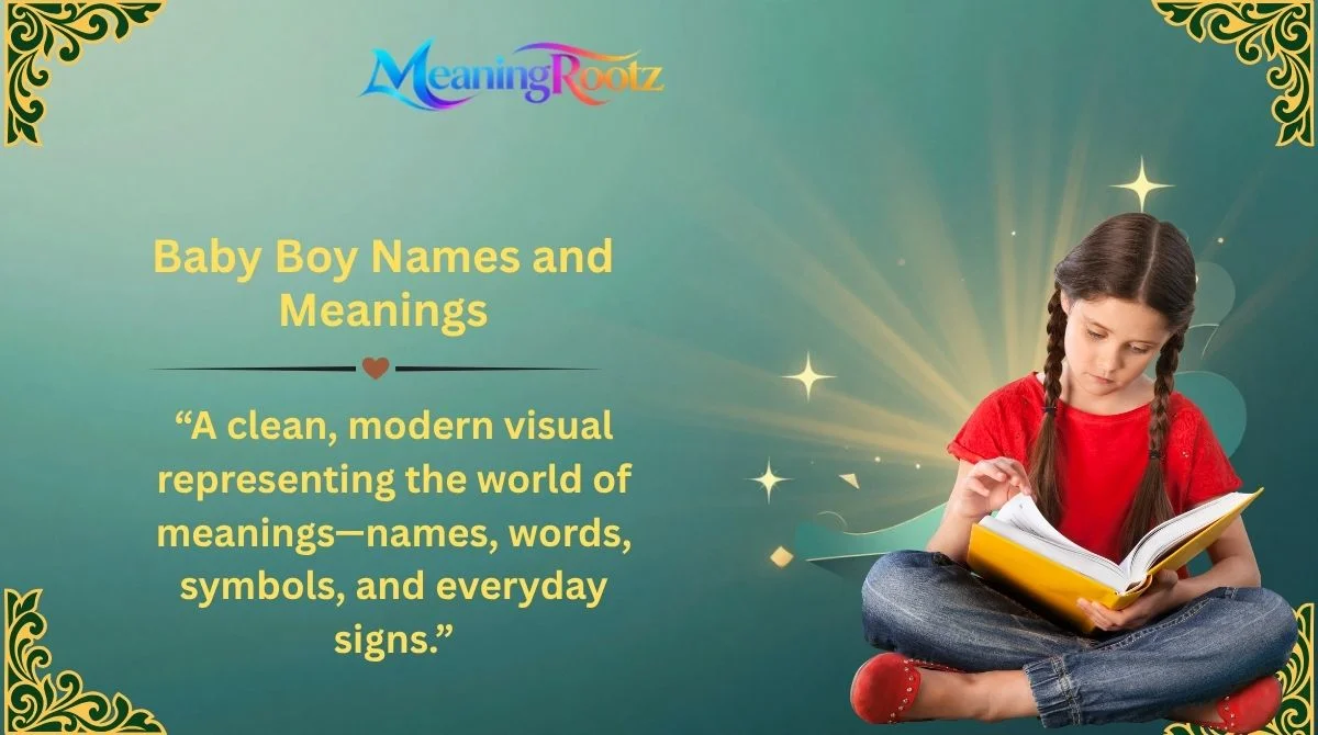 Baby Boy Names and Meanings